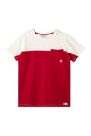 Camiseta Erick manga corta roja para niño