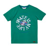 Camiseta manga corta verde para niño
