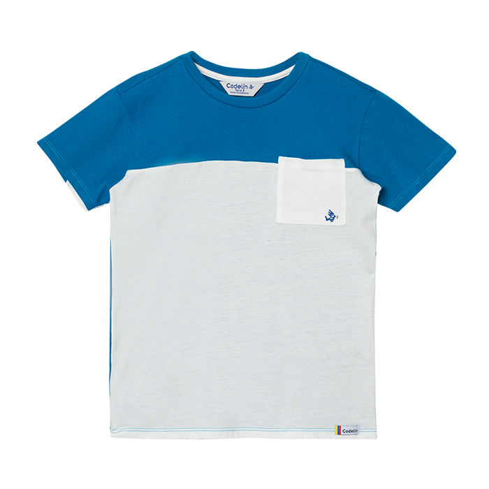 Camiseta manga corta niño Evans MK175CV 502 azul royal MUKUA