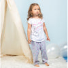 Pijama blanca para bebé niña