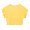 Camiseta manga corta Elena amarillo claro para niña
