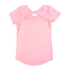 Camiseta Viole palo rosa manga corta para niña