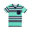 Camiseta Felipe de rayas manga corta para niño